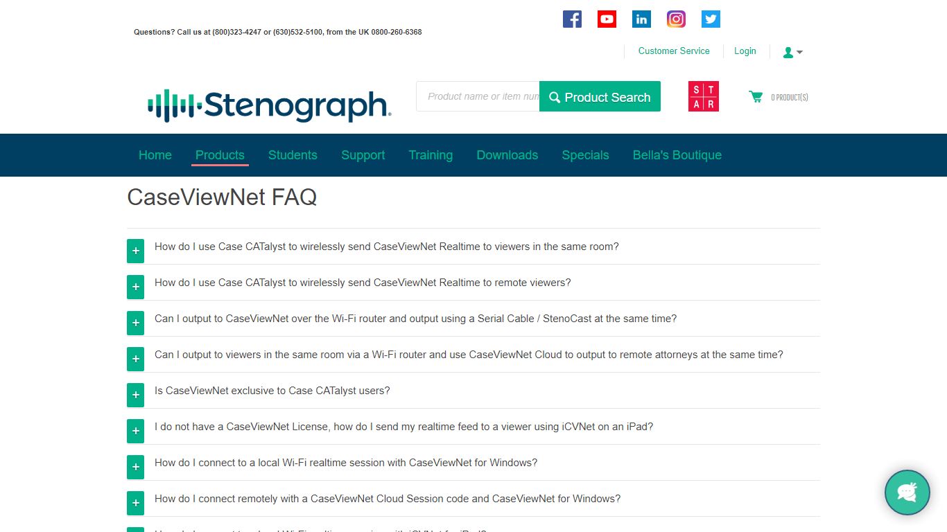 CaseViewNet FAQ | Stenograph L.L.C.