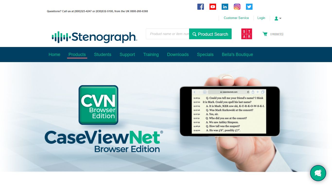 CaseViewNet Browser Edition | Stenograph L.L.C.